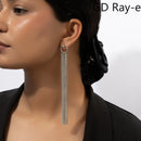 Statement Long Chain Tassels Earrings for Women Wedding Party 2023 Vintage Designer Dangle Earring Fashion Jewelry