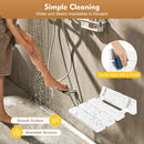 Folding Shower Seat Wall Mounted Secure Folding Shower Bench Space Saving Mounted Shower Seat Luxury Fold Down Shower Seat