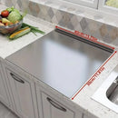 Large Foldable Stainless Steel Cutting Board, Kitchen Tools, BBQ, Kitchen Items, Kitchen Accessories for Home & Outdoor Use