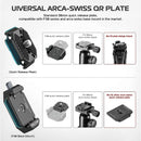 Ulanzi FALCAM F38 Universal Arca-Swiss Slot Quick Release System Plate Clamp Quick Switch Kit for DSLR Camera Gimbal Tripod