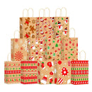 Christmas Cooki Bag Christma Bag Candy Kraft Paper Packaging New Year Gift Bag Christmsas Bags For Party Natal Kids Favors Xmas