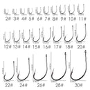 50pcs/'10pcs Maruseigo Fishing Hooks High Carbon Steel Carp Fishing Hook Set High Carbon Steel Sharp Barbed Offset Fishhook Box