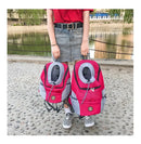 New Dog Pet Backpack Carrier Travel Bag Front Pack Breathable Adjustable with Safety Reflective Strips for Hiking Outdoor Cats