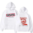 Hoodies THE EXPLOITED Theme Singer Graphic Printing Clothing Hooded Hip Hop Casual Unisex Autumn Winter Fleece Sweatshirts