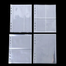 10pcs A5/A6 Binder Sleeves Photo Album Binder 1/2/4 Pockets Inner Photo Sleeves Transparent Album Accessories Photocard Storage