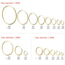 SOFTPIG Real 925 Sterling Silver 1.2/1.5mm Wire Diameter Large Hoop Earrings for Women Trendy Fine Jewelry Geometric Accessories