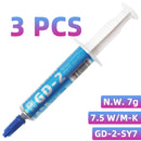 GD-2 Thermal Paste Processor Grease Compound Silicone 1/3/7/15/30 g 7.5 W/M-K For CPU GPU Printer Heat Sink Cooling Cooler SY30