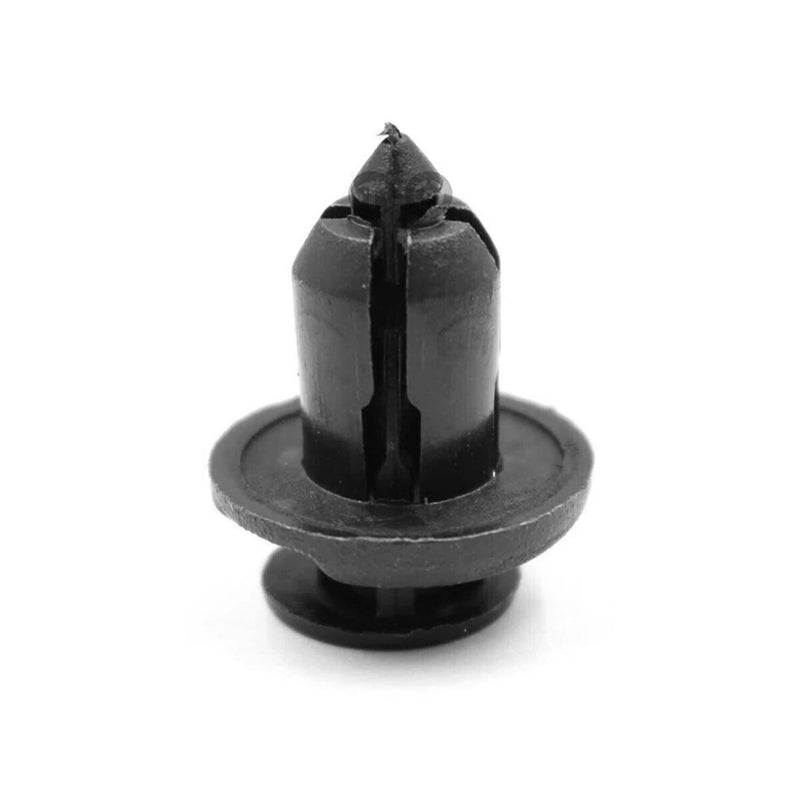 Car Rivet Fastener 10mm Bumper Clip Retainer Screw Black Door Panel Fender Liner Retainer Clip Plastic Auto Bumper Fender Buckle