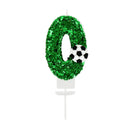 0-9 Numbers Football Cake Candle Kids Sports Theme Football Birthday Party Decoration Favors Cupcake Topper Cake Decor Supplies