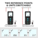 Mileseey D2 Distance Laser Meter, 40M 120m Digital Trena Measurement Instrument,Double Level Bubbles, Range Finder For Home