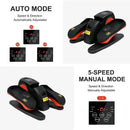 Under-Desk Elliptical Exerciser Pedal with Remote Control Home Office Leg Seniors Rehab Exerciser LCD Screen 12 Speeds 3 Mode