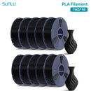 SUNLU PLA PETG PLA Plus Filaments 10 Rolls 3D Filament 1KG/roll 1.75mm 100% Filament Lines Up Neatly For 3D Printing From EU US