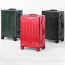 Trolley Box Rolling Luggage Silver High Capacity Suitcase Aluminum-magnesium Alloy Suitcase Universal Wheel