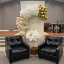 White Sand Gold Balloons Garland Arch Kit Latex Balloon Globos Birthday Party Decoration Wedding Party Kid Baby Shower Supplies