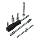 46pc 1/4inch Drive Ratchet Socket Set Wrench Set with Sockets Metric Hex Bit Socket Set Repair Handing Tool Kits for Home Auto