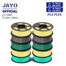 The LayerStack | 10-Roll 1.75mm 3D Printer Filament Collection (PLA / PETG / SILK)