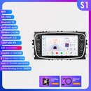 Hizpo 7 Inch Car Radio Multimedia for Ford Focus S-Max Mondeo Galaxy C-Max Kuga Navigation GPS Audio 2din Android 13 Autoradio