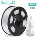 SUNLU PETG/ABS/SILK/TPU/PLA Filament 1 Rolle 1,75 mm FDM 3D-Druckermaterial mit hoher Festigkeit 100 % blasenfreies Filament für 3D-Stift