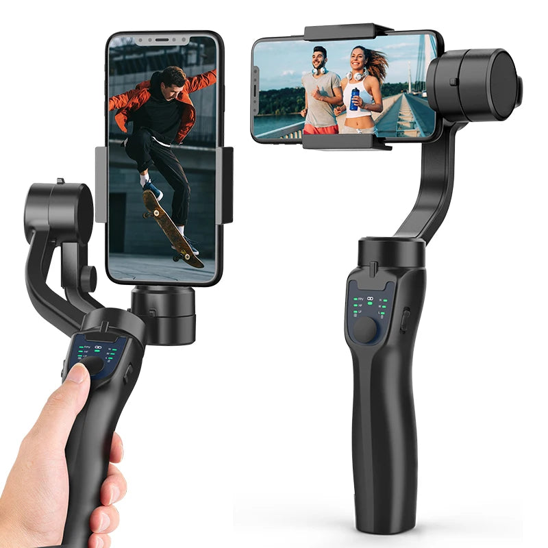 F8 Handheld 3-Axis Gimbal Phone Holder Anti Shake Video Record Stabilizer for Xiaomi iPhone Cellphone Smartphone