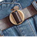 2023 Koreanischer Stil Frühling-Sommer Neuer Rock Damenmode Pendler-Jeansrock mit Knopfleiste und Gürtel