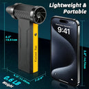 2026 New Electric Air Duster, 160000RPM Brushless Motor High-Speed Turbo Violent Fan USB Rechargeable Powerful Dust Blower