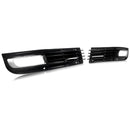 Für Audi A8 D3 2008-2010 Glanzschwarz Frontstoßstangengrill Nebelscheinwerfergitter Abdeckung