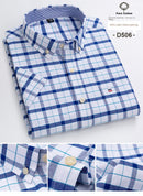The Merchant | 100% Cotton Oxford Shirt, Short Sleeve