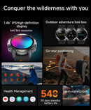The Trail Sentinel | 2026 Outdoor Smart Watch — HD AMOLED, 10ATM Waterproof, 100+ Sports Modes