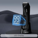 Sejoy T8S Body Hair Trimmer for Men Ball Trimmer for Groin Pubic Replaceable Ceramic Blade Electric Shaver IPX7 Waterproof