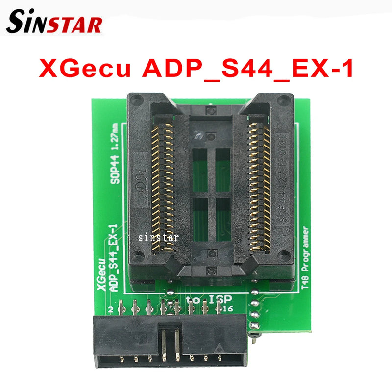 100% Original XGecu ADP_S44_EX-1/SOP44 1.27mm Special Adapter for PSOP44/SOP44/SOIC44 ICs for T48 (TL866-3G) Programmer