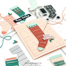 Christmas Joy Holiday Metal Cutting Dies Clear Stamps Stencil Card Scrapbook Embossed Paper Album Diy Craft Knife Mould Template