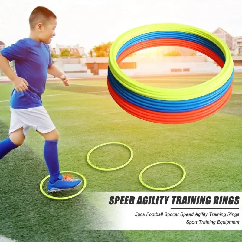 10Pcs/Set Agility Training Rings Portable Football Soccer Speed Agility Training Rings Sport futbol Training Equipment