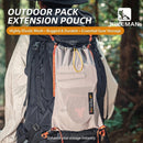 Tactical Molle Waterproof Bag Accessories Expansion Bag Hiking Camping Mountaineering Bag Multi Functional Accessory Pack
