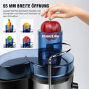 BRIEFNES 1000W Juicer, Centrifugal Juicer Machines Whole Fruit and Vegetable, 65mm Wide Mouth Juicer Extractor with 2 Speed