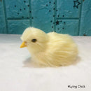 Simulation Küken Deko Plüsch Huhn Modell Figur Niedliches Ornament Realistisches Fell Tierpuppe Huhn Ostergeschenk Kinder