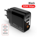 PZOZ USB Typ C Ladegerät 30W Schnellladung QC 3.0 PD 20W Quick Charge LED-Anzeige für iPhone 14 13 12 Pro Max Plus Samsung Xiaomi