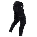 Men s Stylish Cargo Jeans with  Fit Design and Multiple Pockets for Spring and Summer Streetwear Fashion