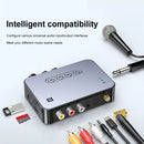 M9/M9Pro Audio Transmitter Receiver 1200mAh Bluetooth 5.1 Wireless Music Adapter U Disk/TF Card FM Radio Player DSP Converter