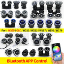 256 Colour LED Vents For Mercedes Benz C Class W205 W447 W213 W156 W117 W176 Bluetooth APP Control Car Nozzle Turbine Air Outlet