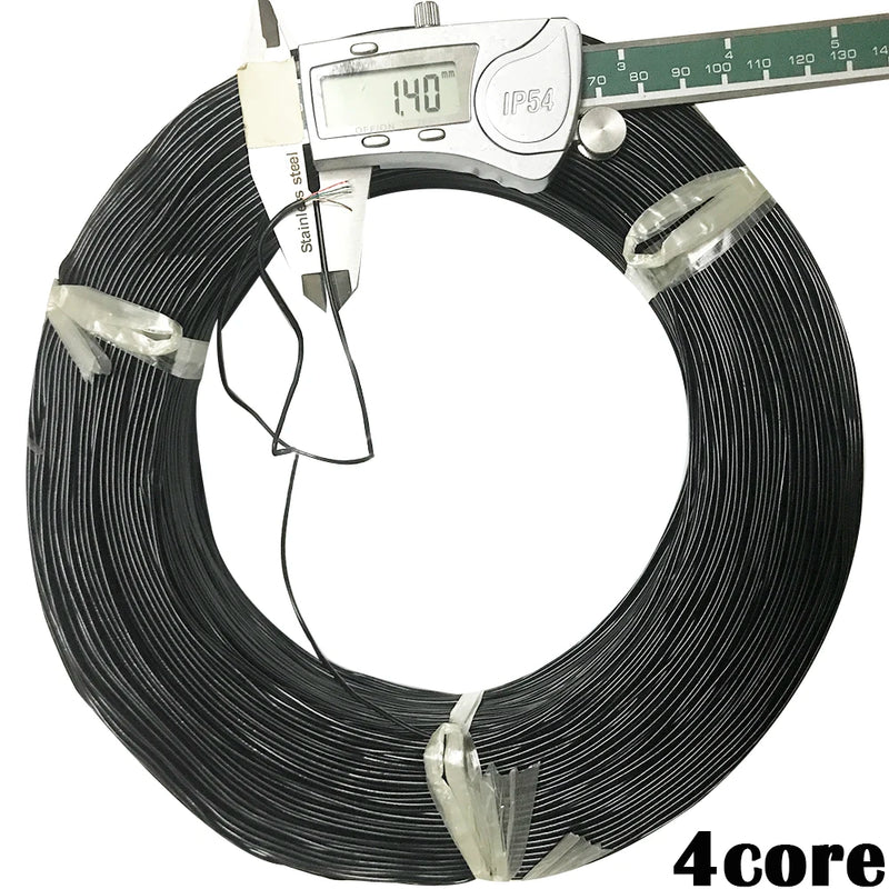 2-core 4-core Headphone Wire Ultra-soft Enameled Cable Insulated Line 2pin 3pin 4pin 5pin Sheath Wire 5M Signal Cable