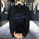 2025 Summer New Pure Cotton Versatile Casual Short Sleeve Trendy Loose Half Sleeve Round Neck T-shirt Men