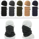 Winter Thermal Fleece Balaclava Men Hat Neck Warmer Hiking Scarf Waterproof Hunting Cycling Hat Hooded Neck Snowboard Face Mask