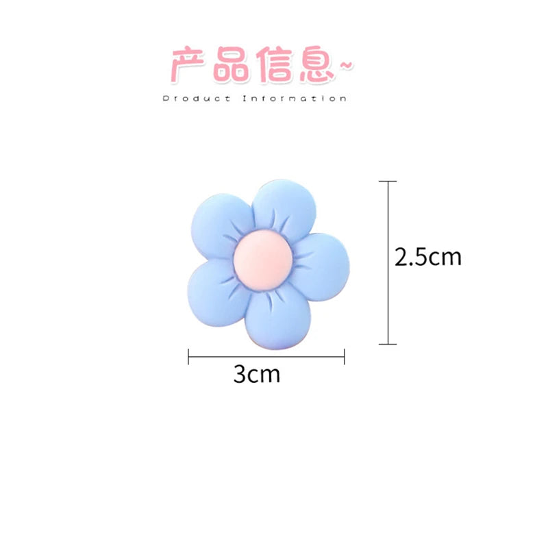 6Pcs/Set Flower Car Outlet Vent Clip Small Daisy Air Conditioning Clip Car Interior Decoration Gift for Girl