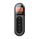 Mini Pocket FM Radio 76-108MHZ Portable Radio Receiver with Backlight LCD Display Walkman Radio for Meeting Sports Tourist Guide