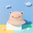 2023 New Parent-Child Frog Bucket Hats With Eyes Summer Foldable Lightweight Sun Hat Fishing Caps For Women Teens Adult Kids
