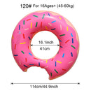 Inflatable Doughnut Swimming Ring,Beach Toys Pool Floats for Kids, Pool Swim Floaties for Adults