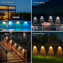 LED Solar Step Lights with 2 Lighting Modes - Longer Battery Life, Compact & Durable, IP65 Waterproof for Stairs,  Fences, Walls