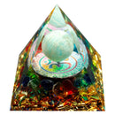 Natural Stone Crystal Orgonite Pyramid Healing Stone Chakra Reiki Home Office Decoration Gift Outdoor Garden Party Decor