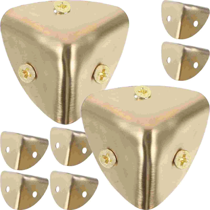 8 Pcs Wooden Box Corner Edges Guard Guards Furniture Jewelry Box Corner Protectorss for Stainless Steel Table Protection