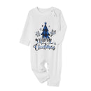 Christmas Family Matching Pajamas Sets Christmas PJ's Letter Print Top and Plaid Pants Jammies Sleepwear